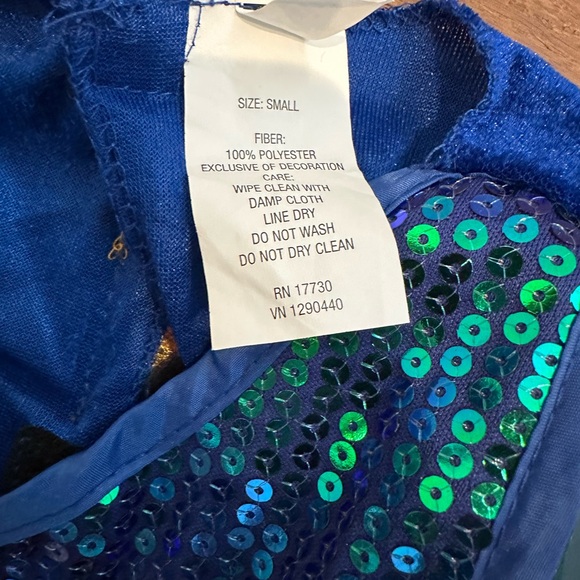 Target Halloween Light up Fairy costume Blue and Gold, Size Small- 6/7 - Picture 2 of 4